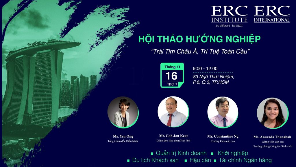 hội thảo hướng nghiệp du học Singapore cùng học viện ERC