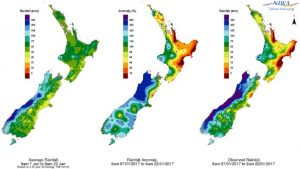 Nhiệt độ và khí hậu của đất nước New Zealand