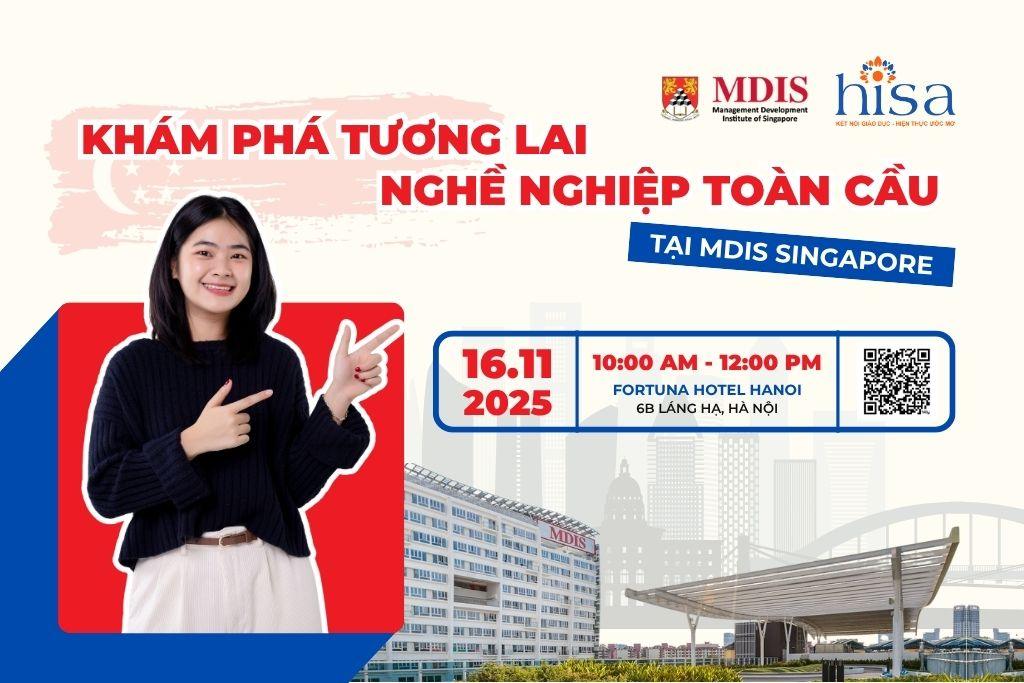 Khám phá tương lai nghề nghiệp toàn cầu tại MDIS Singapore