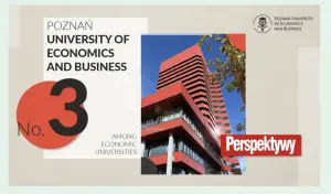 Đại học Poznań (PUEB) đứng thứ 3 trong nhóm các trường đại học kinh tế tại Ba Lan theo Perspektywy 2025