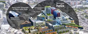 Newcastle Helix, một khu vực tập trung các hoạt động nghiên cứu, đổi mới và doanh nghiệp